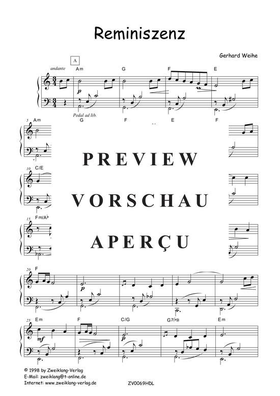 gallery: Reminiszenz , , Klavier Solo