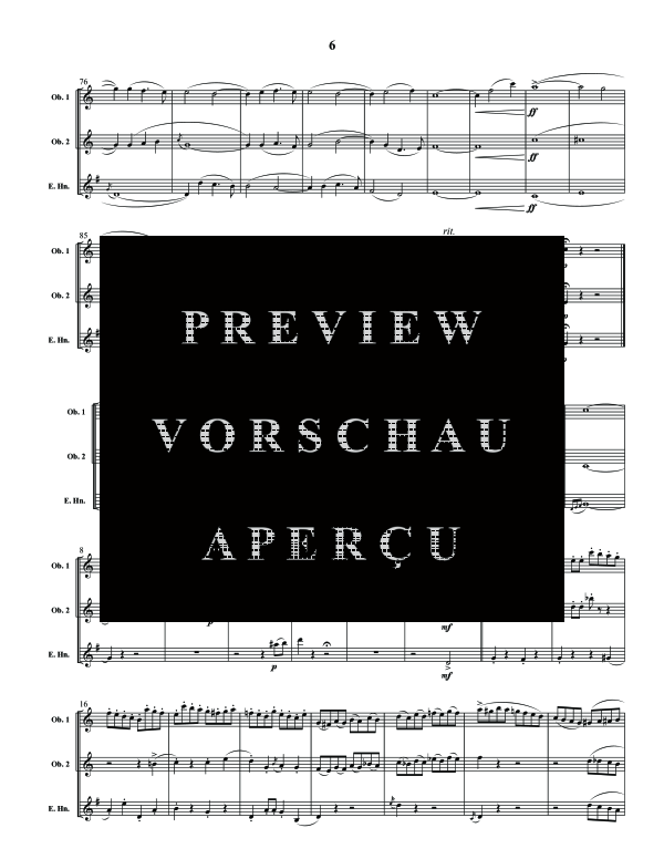 Product gallery: Page 11 of 11 Three Miniatures, , (woodwind trio 2x oboe and cor anglais)