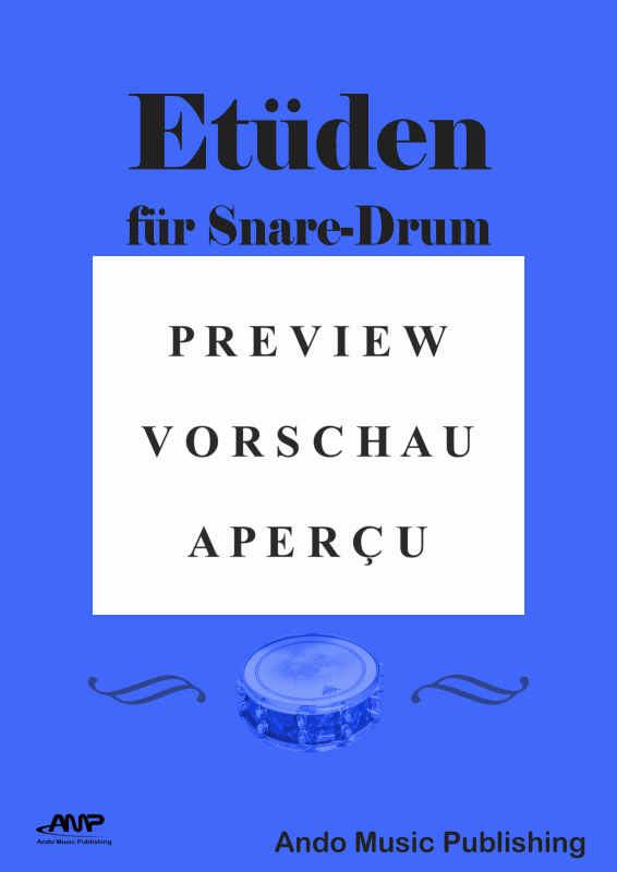 Produktgalerie: Seite 2 von 11 Etüden für Snare Drum im 4/4-Takt - Band 4, , Snare Drum Solo