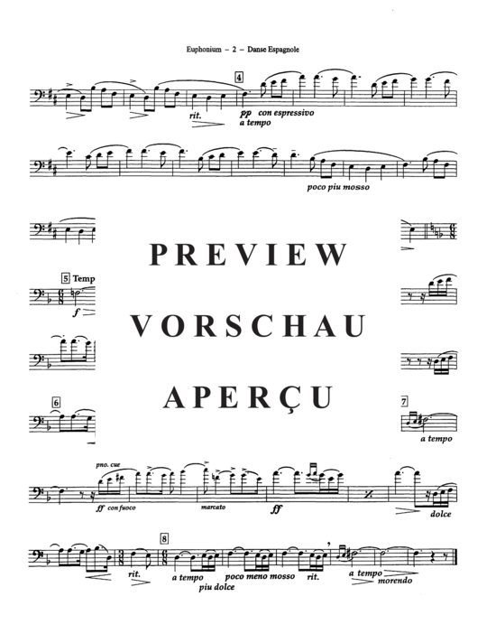 Product gallery: Page 13 of 15 Danse Espagnole , , (euphonium + piano)