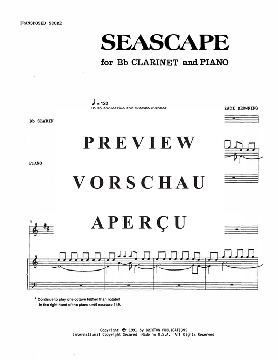 gallery: Seascape , , (Klarinette und Klavier)