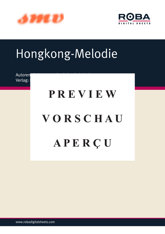 Product gallery: Page 2 of 3 Hongkong-Melodie , , Piano Solo