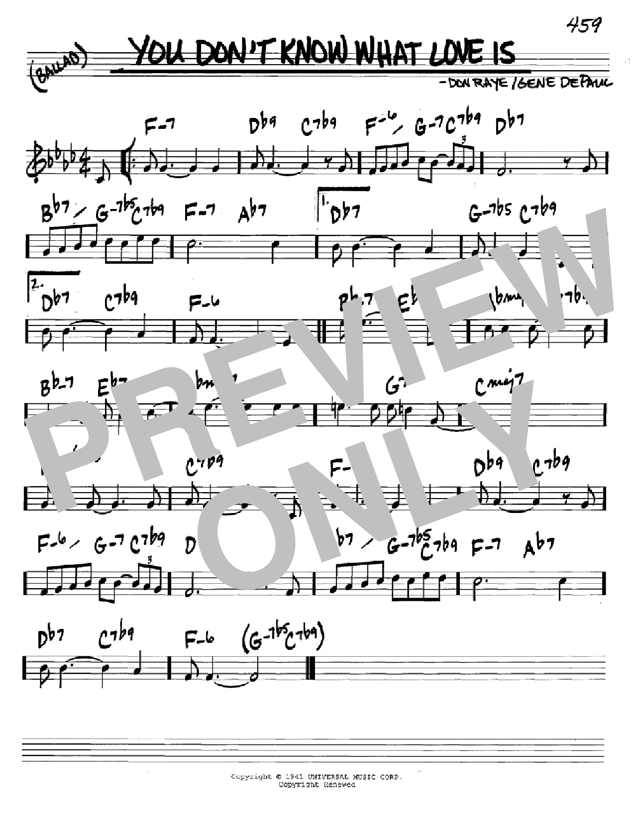 Produktbild zu: You Don't Know What Love Is