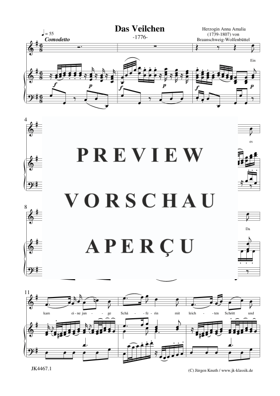 Produktgalerie: Seite 2 von 11 Das Veilchen, , Gesang hoch und Klavier