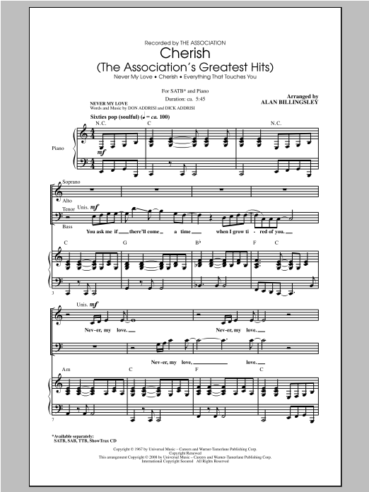Product picture to: Cherish (The Association's Greatest Hits)