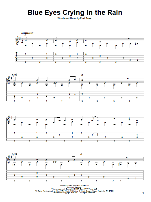 Produktgalerie: Seite 1 von 1 Blue Eyes Crying In The Rain, Willie Nelson, Gitarre
