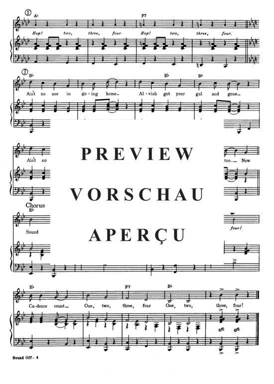 Produktgalerie: Seite 6 von 8 Sound Off , Popular Standard, Klavier und Gesang