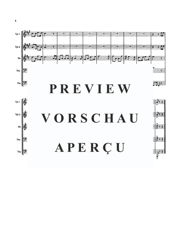 Produktgalerie: Seite 10 von 11 Wofford Sesquicentennial Suite, , Blechbläserquintett