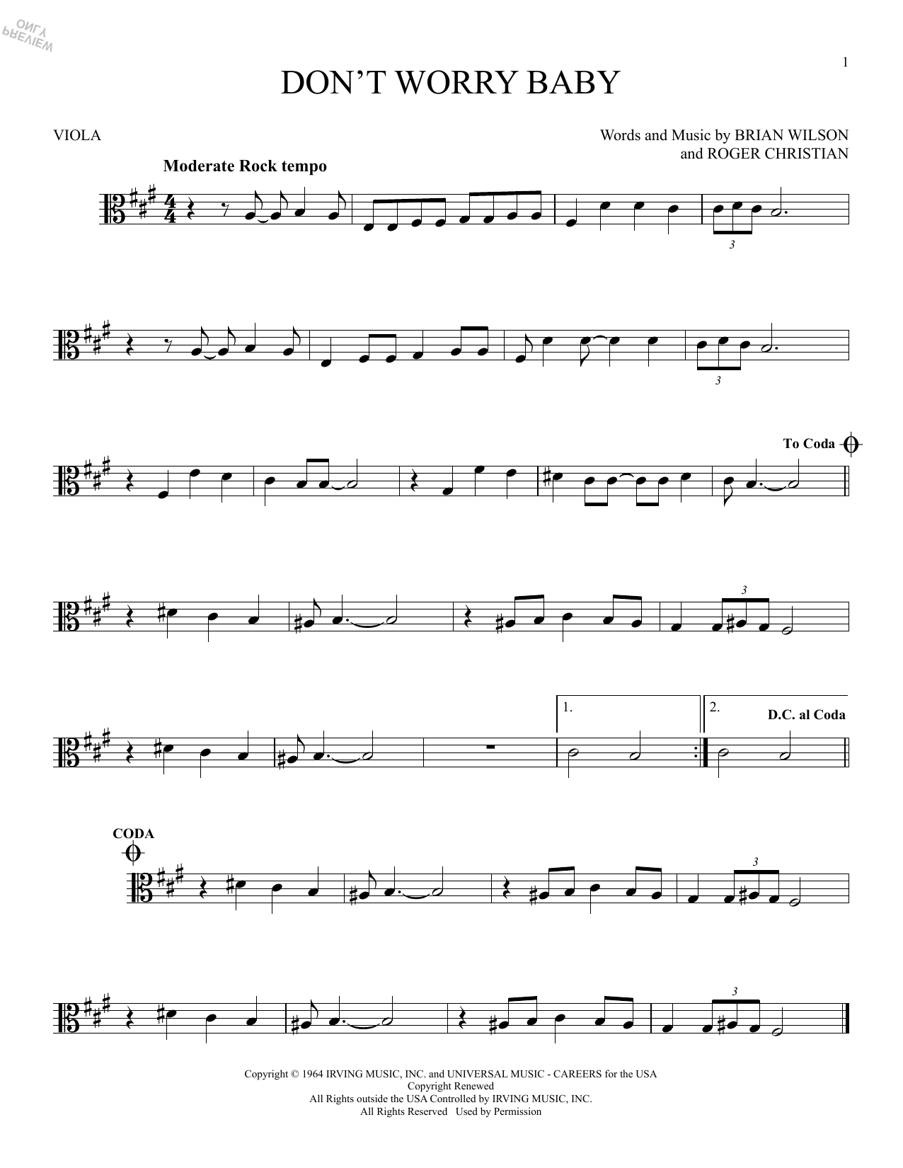 Product gallery: Page 1 of 1 Don't Worry Baby, The Beach Boys