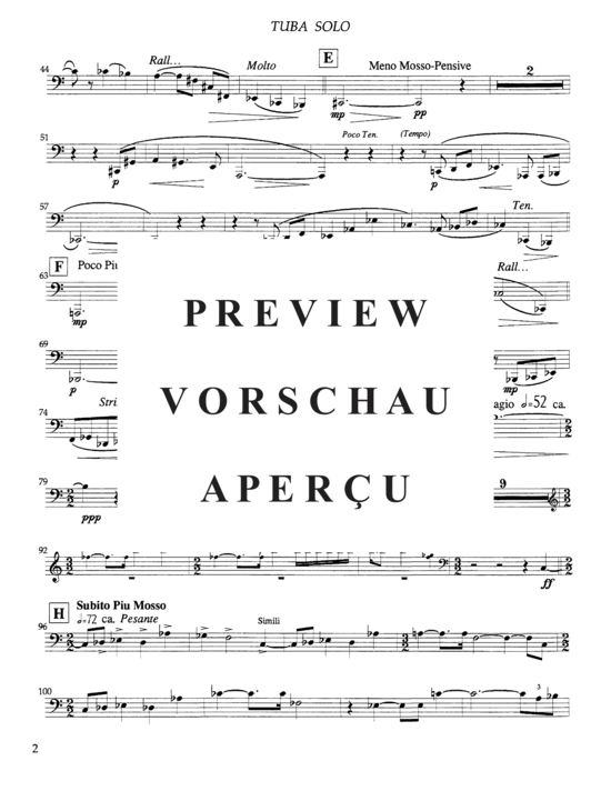Produktgalerie: Seite 21 von 21 Andante and Allegretto , , (Tuba + Klavier)