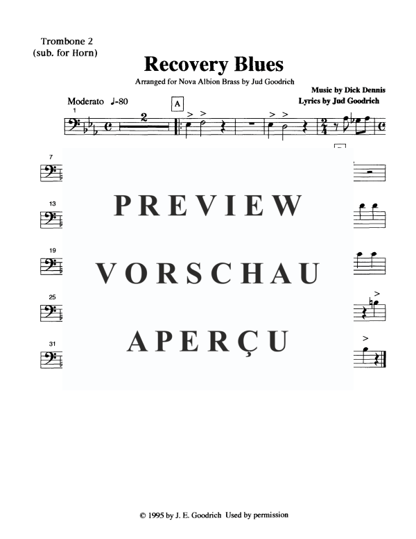 Produktgalerie: Seite 11 von 11 Recovery Blues, , Blechbläser Quintett