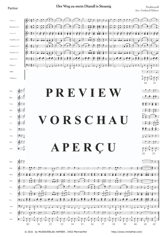 gallery: Der Weg zu mein Diandl is Stoanig, , (wind orchestra)
