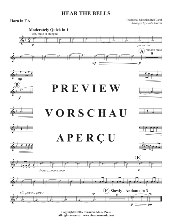 Produktgalerie: Seite 10 von 17 Hear the Bells , , (Doppeltes Blechbläserquintett)
