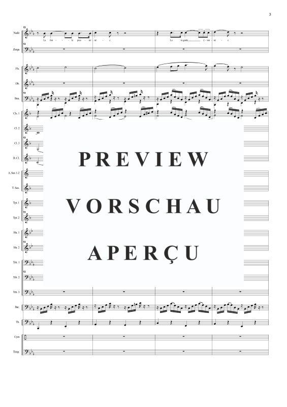 Produktgalerie: Seite 6 von 11 Au fond du temple saint (aus Die Perlenfischer), , Tenor/Bass Solo und Concert Band