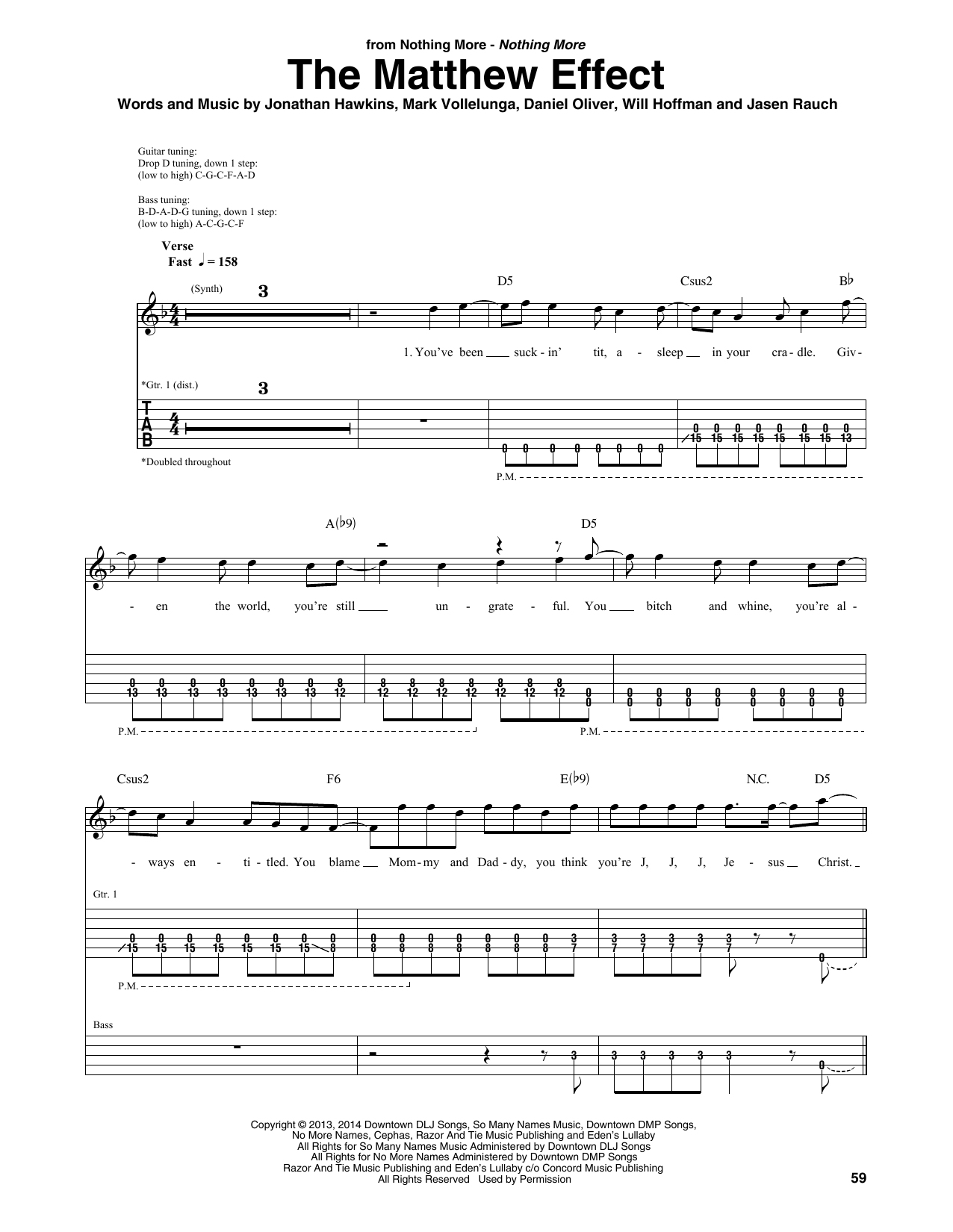 Produktgalerie: Seite 1 von 1 The Matthew Effect, Nothing More, Gitarre