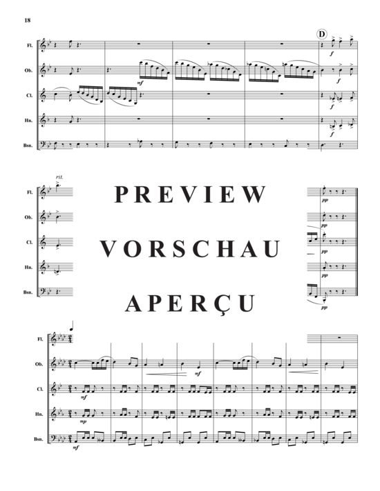 Produktgalerie: Seite 19 von 21 Akvareller – 10 Sätze , , (Holzbläser-Quintett)