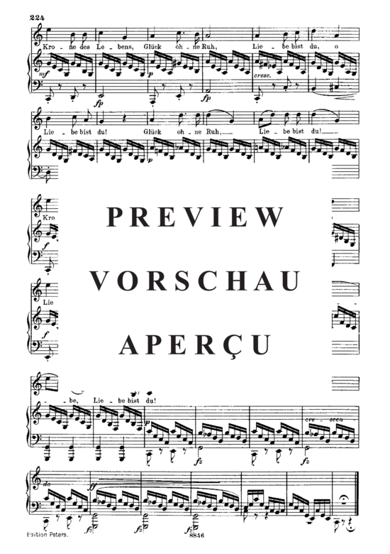 Product gallery: Page 4 of 4 Rastlose Liebe D.138, , Medium Voice and Piano