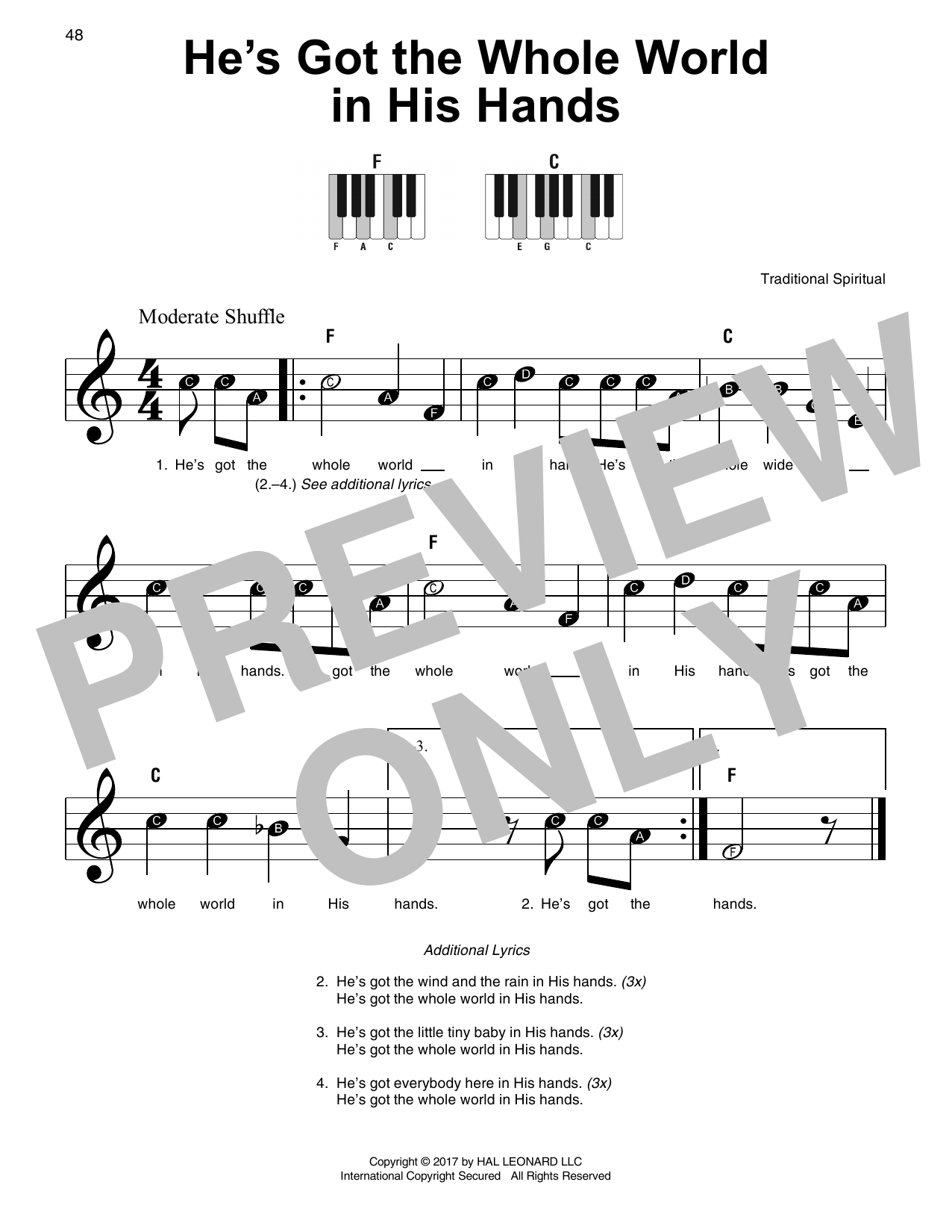 Produktbild zu: He's Got The Whole World In His Hands