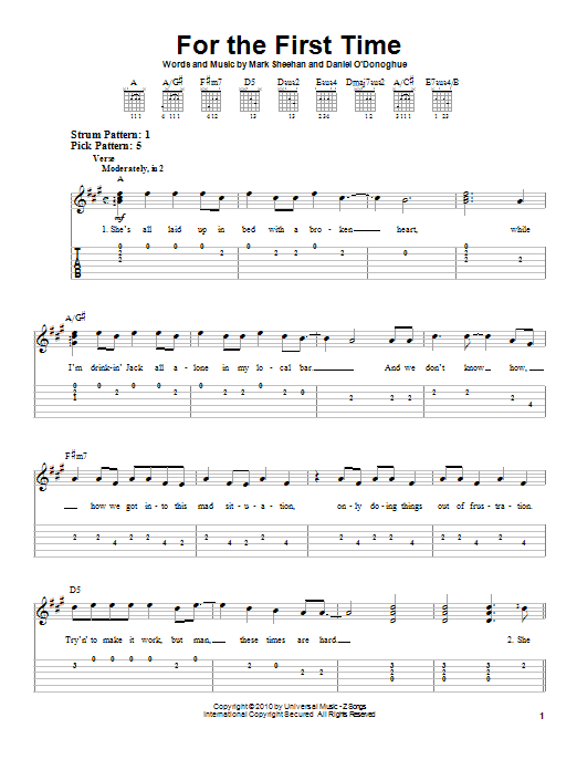 Product gallery: Page 1 of 1 For The First Time, The Script