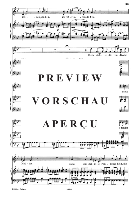 Product gallery: Page 3 of 9 Das Heimweh D.851, , Medium Voice and Piano