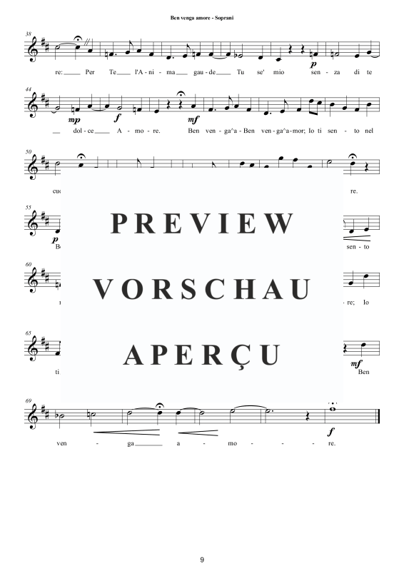 Product gallery: Page 10 of 11 Ben venga amore, , Mixed Choir and Organ