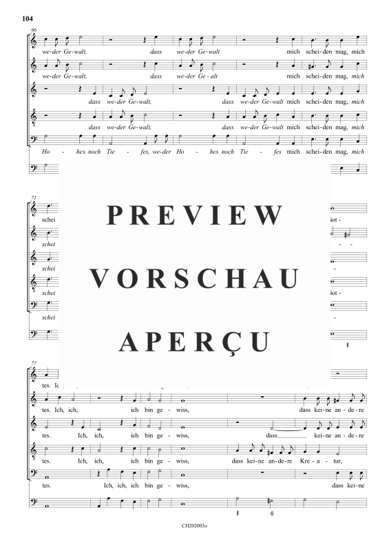 gallery: Ich bin gewiss, dass weder Tod noch Leben , , (Gemischter Chor)
