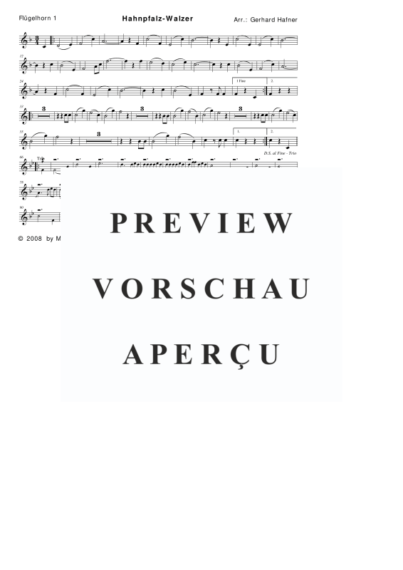 Product gallery: Page 9 of 11 Hahnpfalz-Walzer, , (woodwind and brass)