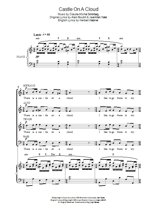 Produktbild zu: Castle On A Cloud (from Les Miserables)
