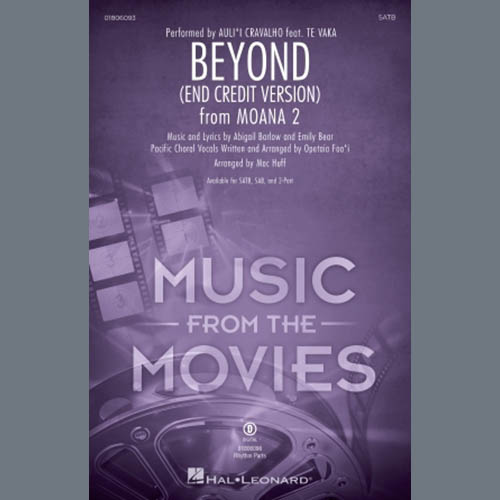 cover: Beyond (End Credit Version) (from Moana 2) (arr. Mac Huff), Abigail Barlow, Emily Bear & Opetaia Foa'i