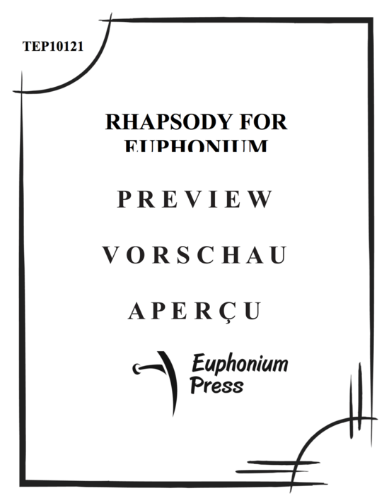 gallery: Rhapsody for Euphonium , , (Euphonium + Klavier)