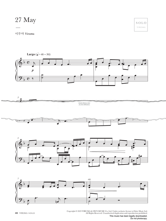 Produktgalerie: Seite 1 von 1 27 May, Yiruma, Klavier