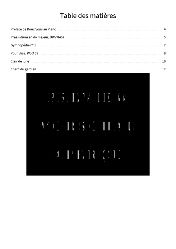 Produktgalerie: Seite 5 von 11 Doux Sons au Piano - ?uvres Simplifiées pour des Moments Calmes, , Klavier Solo