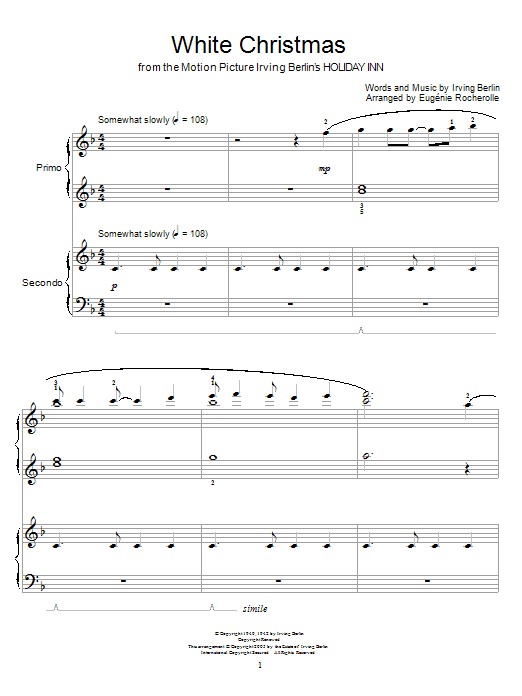 Product gallery: Page 1 of 1 White Christmas, Irving Berlin