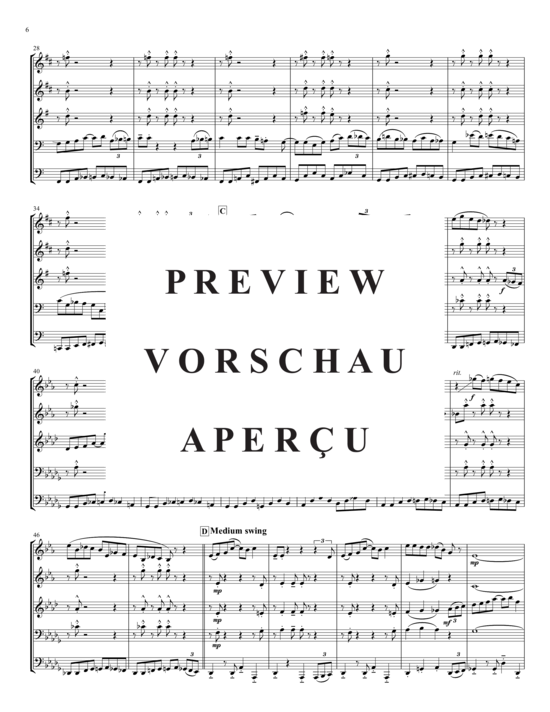 Produktgalerie: Seite 7 von 21 Four Early Jazz Favorites , , (Blechbläserquintett)