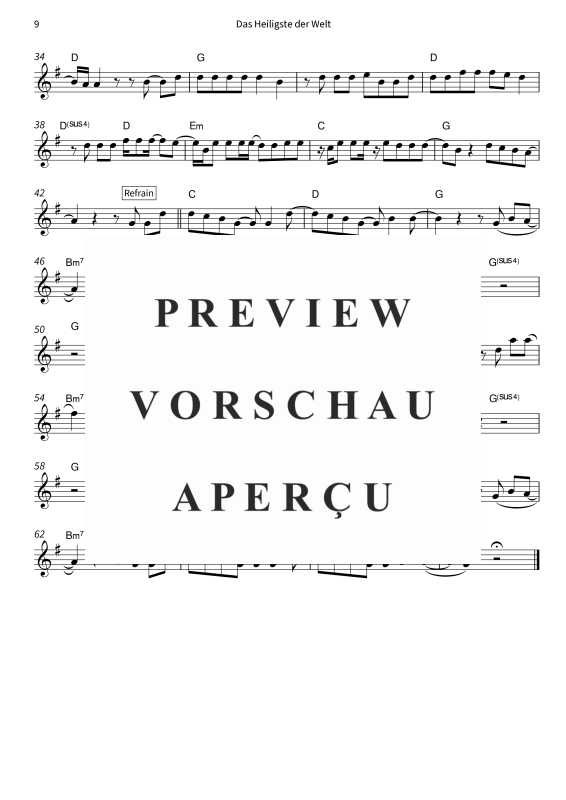 Produktgalerie: Seite 11 von 11 Das Heiligste in Gold - Sechs ausgewählte Berge-Lieder, Berge, Alt Saxophon Solo