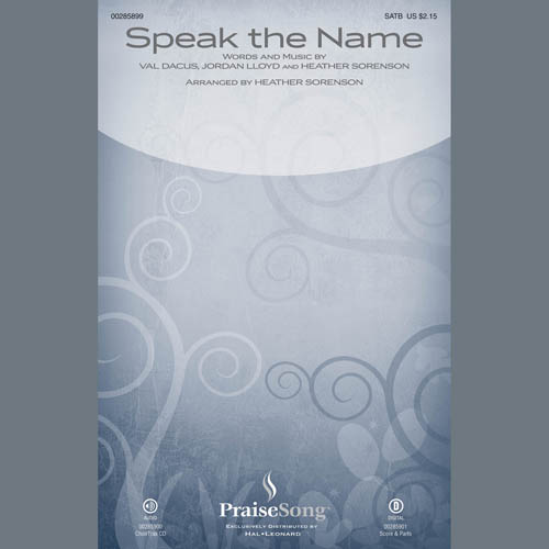 cover: Speak The Name, Heather Sorenson