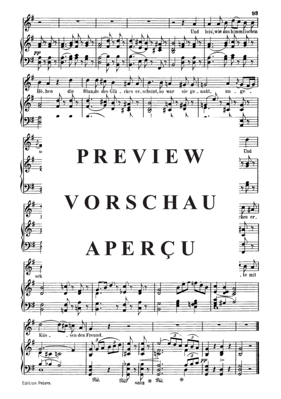 Product gallery: Page 11 of 11 Die Erwartung D.159, , Medium Voice and Piano