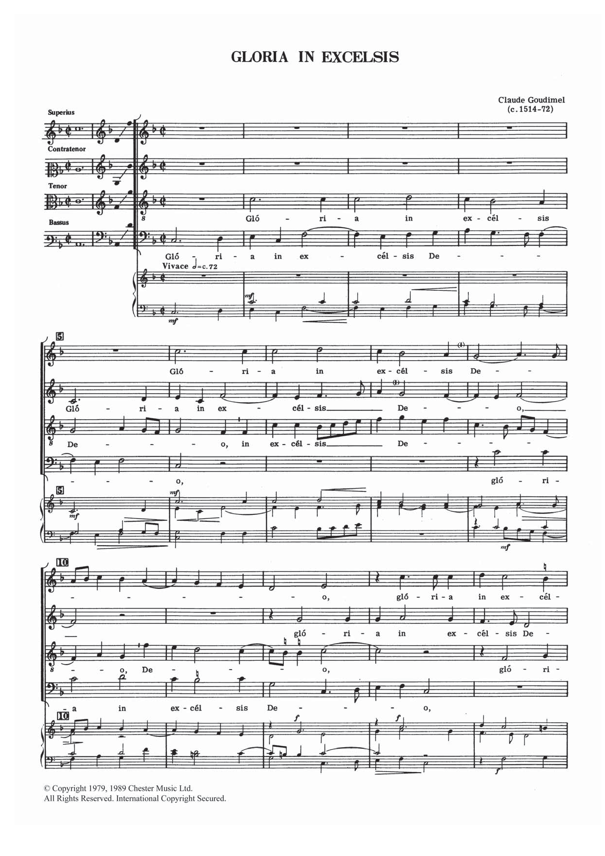 Produktbild zu: Gloria In Excelsis