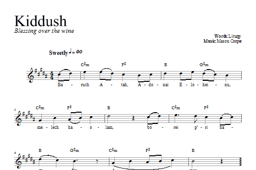 Product gallery: Page 1 of 1 Kiddush, Dan Nichols