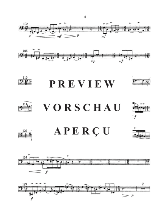 Produktgalerie: Seite 20 von 21 Blithe Spirit , , (Gemischtes Ensemble für Klarinette, Horn, Fagott, Violoncello + Tuba Solo)