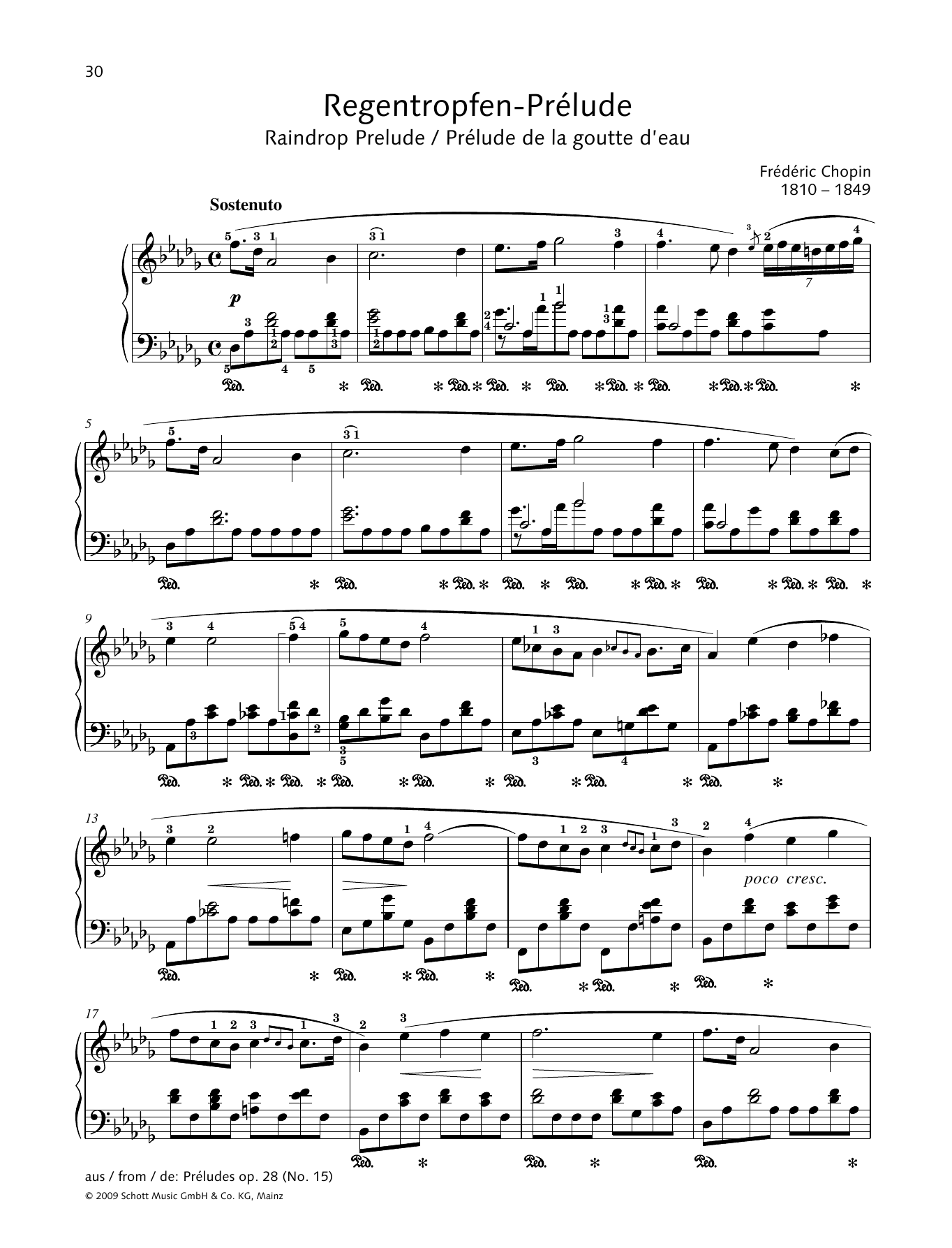 Product gallery: Page 1 of 1 Raindrop Prelude, Frédéric Chopin