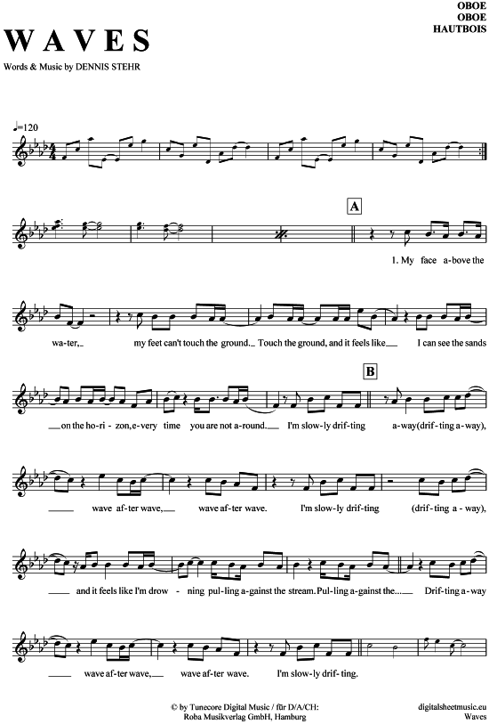 Produktgalerie: Seite 1 von 4 Waves , Probz, Mr. , (Oboe)
