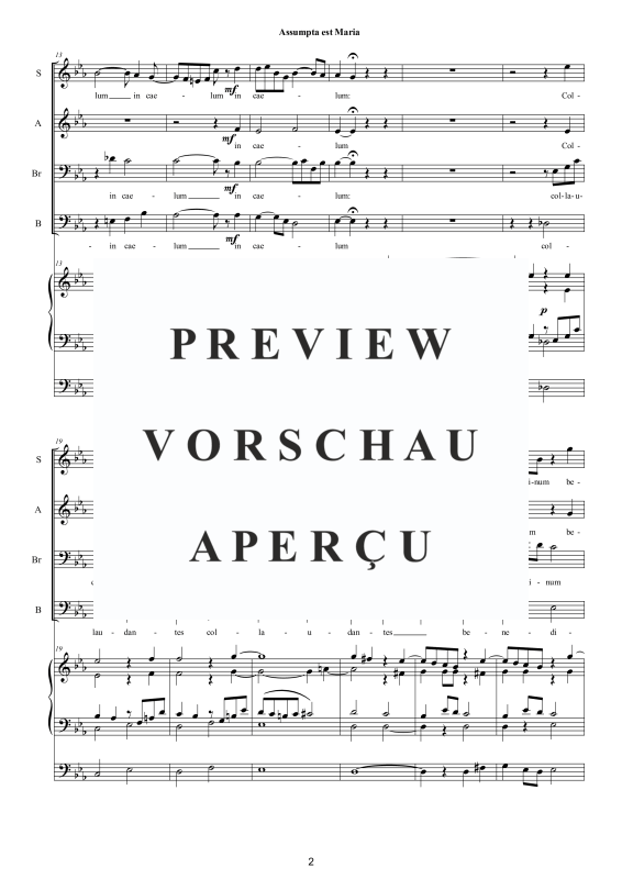 Produktgalerie: Seite 3 von 11 Assumpta est Maria - Liturgischer Gesang, , Gemischter Chor und Orgel