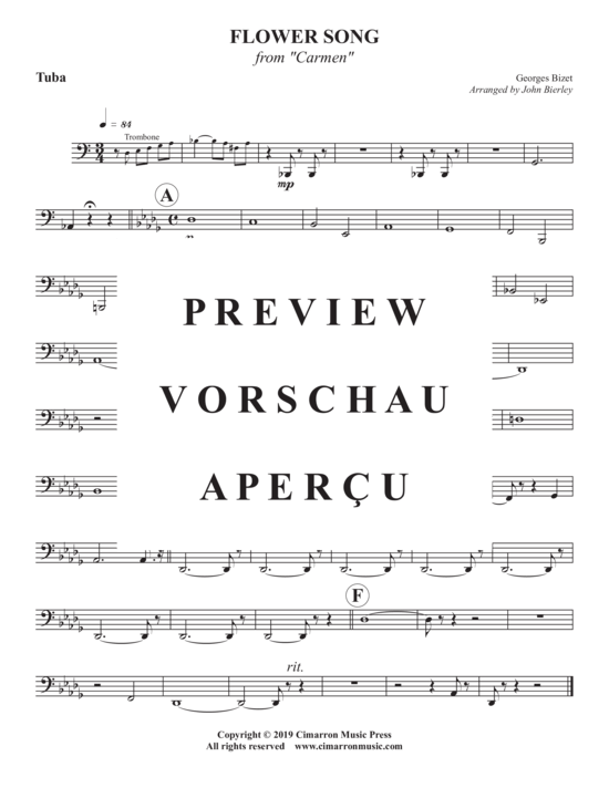 Produktgalerie: Seite 11 von 11 Flower Song , , (Blechbläser Quintett)