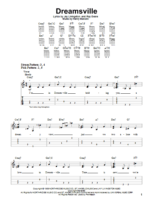 Product gallery: Page 1 of 1 Dreamsville, Henry Mancini