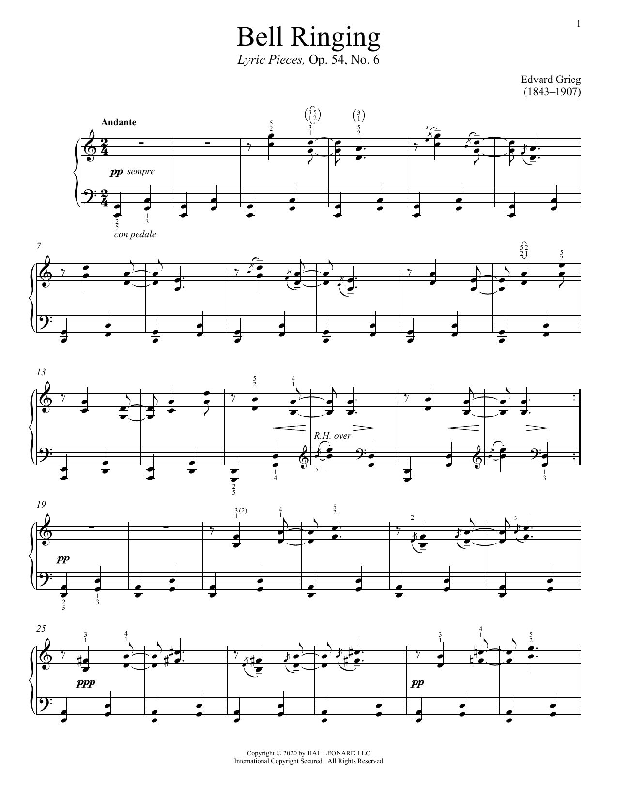 Product picture to: Bell Ringing, Op. 54, No. 6