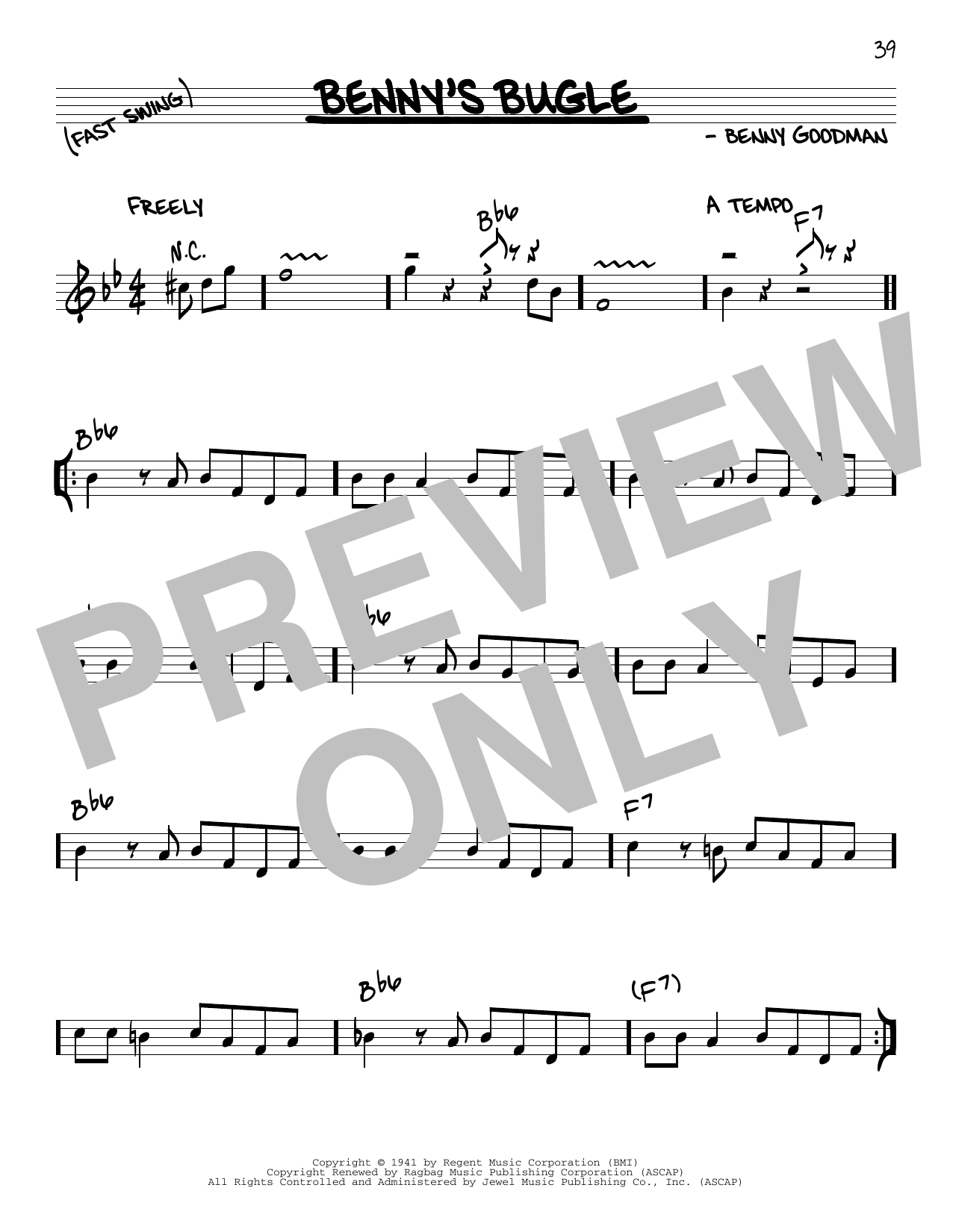 Product picture to: Benny's Bugle