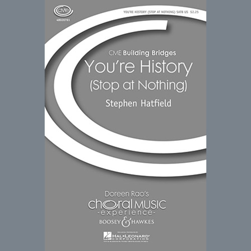 cover: You're History (Stop At Nothing), Stephen Hatfield