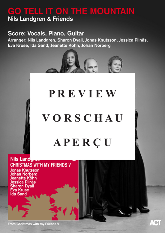 gallery: Go Tell It on the Mountain , Nils Landgren & Friends, (voice + piano)