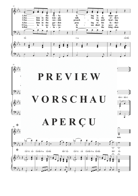 Produktgalerie: Seite 6 von 6 Amen, , Gemischter Chor SAB und Klavier